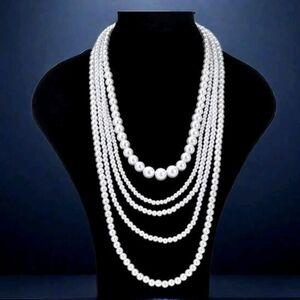 Multi Strand Pearl Necklace